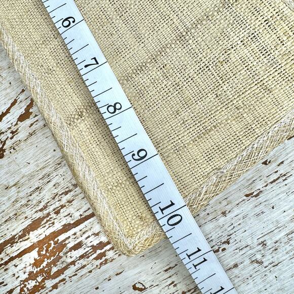 Boho Rattan Woven Pouch with Rainbow - Picture 7 of 10